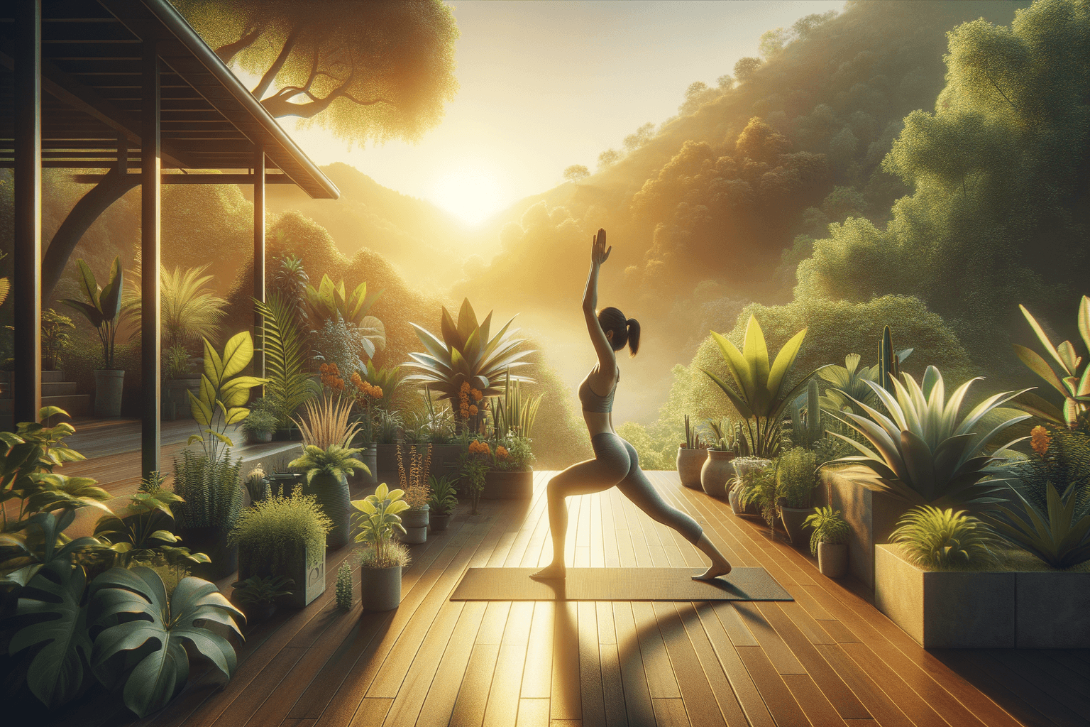 Person in peaceful meditation outdoors in morning light — mind movie for health and healing